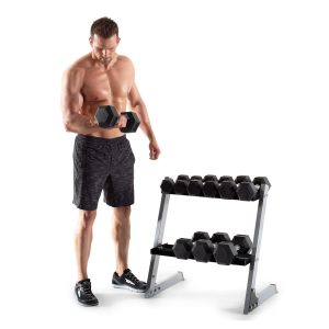 Weider Dumb bell and Rack