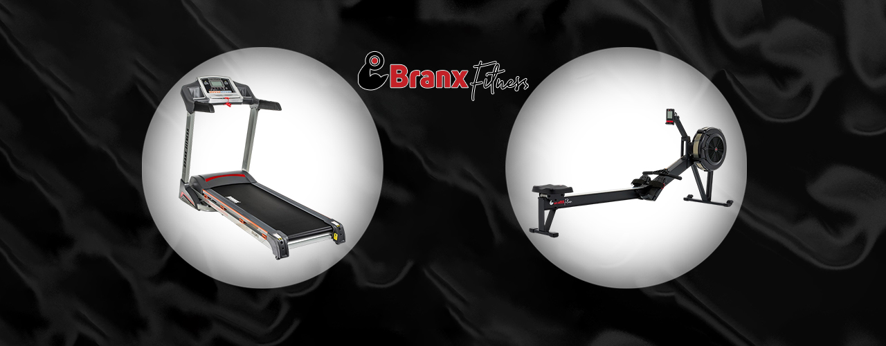 Branx Treadmill and rower bundle
